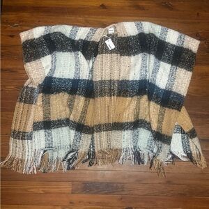 Sonoma Multicolor Knit Shrug/Poncho